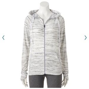 Junior’s SO Space Dye Zip Up Hoodie